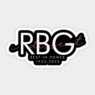 RIP RBG Sticker